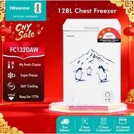 Hisense Official Store 128L-178L Chest Freezer / Energy Saving / Super Freeze - FC125D4BWS / FC132DA