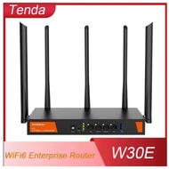Tenda W30E Wireless WiFi6 Enterprise Router 4*LAN Gigabit 3000Mbps 2.4GHz 5.8GHz USB 5G Access Point