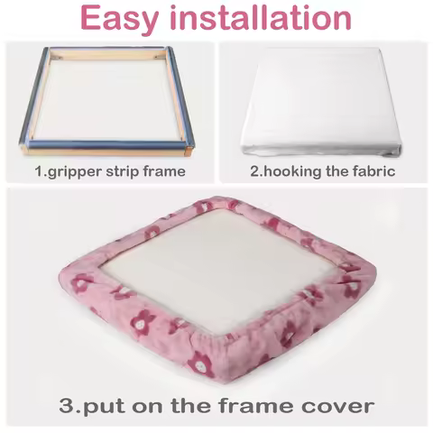 Rug Hooking Gripper Hoop for Tufting Frame Embroidery Frame Rug Fabric Cross Stitch Carpet Fabric Ho