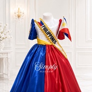 PHILIPPINE COSTUME UNITED NATION/BUWAN NG WIKA (GIRL KIDS)