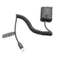 EL15 Dummy Coupler Battery Type-C Spring Cable for D500 D600 D750 D780 D850 Z5 Z6 Z6II Z7 Z7II V1 D7