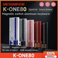 WEIKAV K-ONE80 Magnetic Switch Keyboard Aluminum Wired Gaming Keyboard 8K Hot Swap Gasket Structure