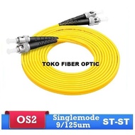 ST Singlemode 3 meter duplex 9/ 125um Patchcord Fiber Optic LSZH