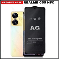 TEMPERED GLASS REALME C55 NFC ANTI-OIL - REALME C55 NFC, Black