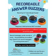 Learning Resources : Recordable Answer Buzzer Set Of 4  [ KYDZ International ]