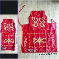 Dayak Clothes for Kindergarten Girls Ages 4-6 Dayak Borneo Costume/ for Girls