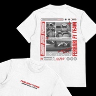 F1 Ferrari - Leclerc & Sainz White T-shirt