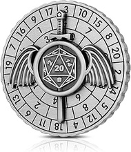 Spinner DND Dice, 7-in-1 Fighters Swords Metallic D&D Dice, Fighters Swords Roulette Dice Spinner fo
