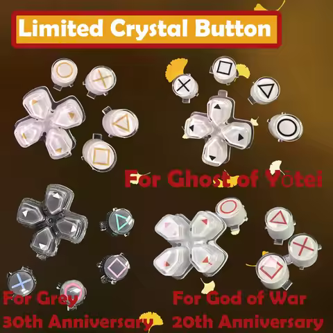 Limited 30th Anniversary/God of War 20/Ghost of Yotei Color Button for PS5 Controller Shell Cover Pl