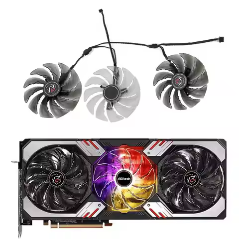 ASRock AMD Radeon RX 6800 Phantom Gamin graphics card replacement fan 95mm FDC10U12S9-C RX6800 6800X