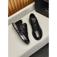 Prada/Prada Fashion New Style Transparent Casual Shoes Air Cushion Heightening Genuine Leather Shoes