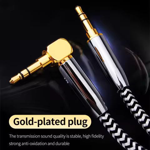 Aux Cable Speaker Cable 3.5mm Audio Cable Male to Male Car Headphone Audio 3.5mm Jack Speaker for Sa