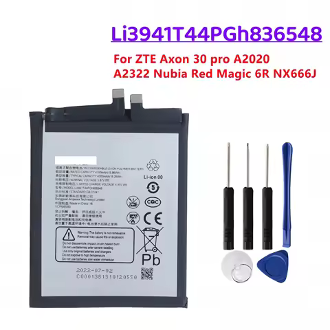 New High Quality Li3941T44PGH836548 4200mAh Original Mobile Phone Battery for ZTE Axon 30 pro A2020