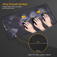 Medium Gaming Mousepad with World Map Motif 60 x 30 cm – 30 X 60 CM