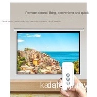 4K HD Anti-Light Projector Electric Stage Curtain 100-Inch 120-Inch Home Office Automatic Remote Con