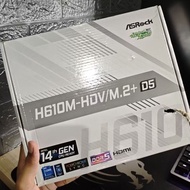 Asrock H610M-HDV/M.2+ D5 Motherboard mobo intel Gen 12 13 14 H610 DDR5 Memory