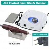 65W Dental Micromotor Strong 210 รุ่นเล็บ 108E/102 handpiece ไฟฟ้าเล็บเจาะ Milling เล็บเครื่อง