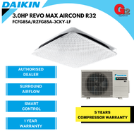 DAIKIN 3.0HP PREMIUM CASSETTE REVO MAX [INVERTER] FCFG85A/RZFG85A-3CKY-LF (READY STOCK)-DAIKIN WARRANTY MALAYSIA