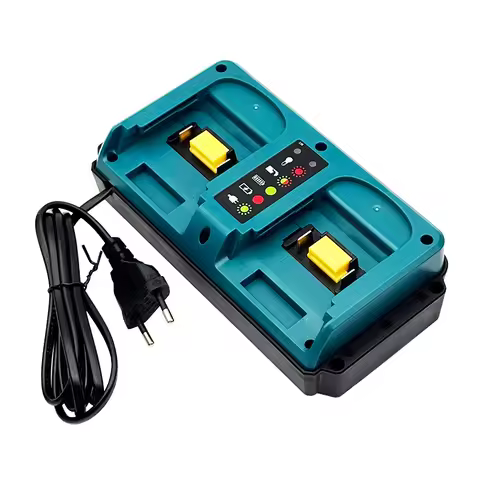 Power Tools Parts For Makita 18V Lithium Battery Case BL1815 BL1820 BL1830 BL1850 Dual Ports Fast Ch
