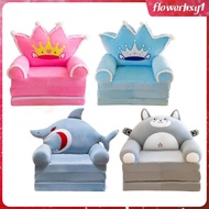 [Flowerhxy1] Foldable Kids Sofa Cover Mini Sofa Tier Washable Kids Couch Cover Sofa Furniture Protector for Bedroom Home
