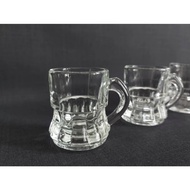 Shot Glass set 12 pcs Souvenir glass giveaways Shot Glass with small Handle Crystal Glass,