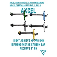 AXCEL SIGHT ACHIEVE XP PRO UHM DIAMOND WEAVE CARBON BAR RECURVE 9"