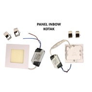 Lampu Downlight Led Panel ceiling 220V Tanam INBOW / Tempel OUTBOW ( BULAT  & KOTAK ) Round plafon g