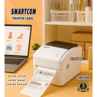 SMARTCOM Printer Label Printer Barcode Thermal Original Smartcom SM-420B USB Printer Receipt Marketp