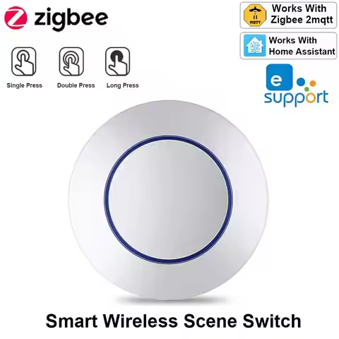 Ewelink Zigbee Switch Push Scene Button Switch Wireless Remote On Off Key Controller Scenario Switch