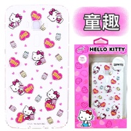 【Hello Kitty】ASUS ZenFone 3 Deluxe (5.7吋) ZS570KL 彩繪空壓手機殼(童趣)