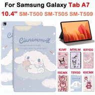 For Samsung Galaxy Tab A7 10.4'' 2022 2020 High Quality Leather +TPU Fashion Flip Stand SM-T500 SM-T