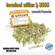 Utilux H - 3555 FlatSkun/ Terminal, Female/, Per 1 Box