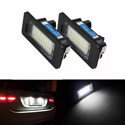 2x No Error LED License Number Plate Light For BMW E60 E61 E90 E91 Touring Sedan
