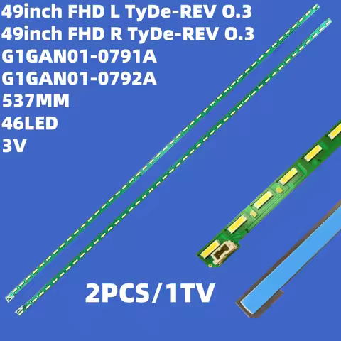 LED Backlight For 49LF540T 49LF5400 49LF5410 49LF5900 49LF6900 49UF6907 49LF590V 49LF540V MAK6326730