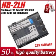7.2V 1200mAh NB-2LH Camera Battery for Canon EOS Rebel XT XTi 350D 410D G7 G9 S70 S80 ZR500 ZR950 ZR