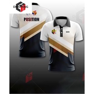 SSLG Full Sublimation Unisex Polo Shirt【FREE custom name】