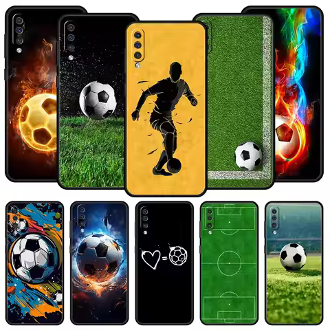 Football Passion Soccer Ball Phone Case For Samsung A54 A52 A24 A14 A50 A70 A40 A20S A20E A02S A12 A