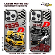HP Racing Car Case HC615 IMD Redmi Note 14 13 12 11 10 9 9A 9C 10A 10C Premium Matte Black Casing La