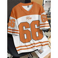 NUMBER 66 MEN JERSEY T-SHIRT FOOTBALL CLUB SOCCER SHORT SLEEVES