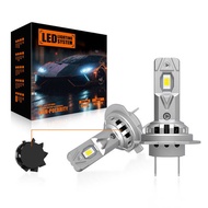 LED Headlight Mini Halogen Light Size with Fan Headlight LED Fog Light Motorcycle Light H7 H18