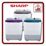 Mesin Cuci Sharp 2 Tabung 8kg Twin Tub EST-85CR / 85CR / 85 CR