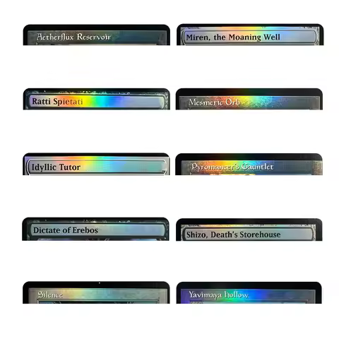 Customized High-Quality Magical Proxy Cards for Entertainment Games Foil Cards Standard Size Crucibl