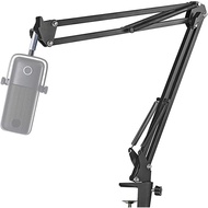 Professional Mic Boom Arm Stand - Suspension Scissor Boom Stand Compatible with Elgato Wave: 3 Mic b