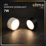 LED Surface Downlight / Eyeball, Mini Surface Downlight 7w Small Downlight. Cabinet Light.