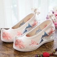 [Ruilin Embroidered Shoes 1] Tianlian 7cm Hanfu Shoes Inner Heightening Antique Embroidered Shoes Et
