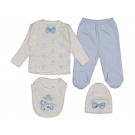 Baby Boy Outfit Set (0-3 months) (4 items)