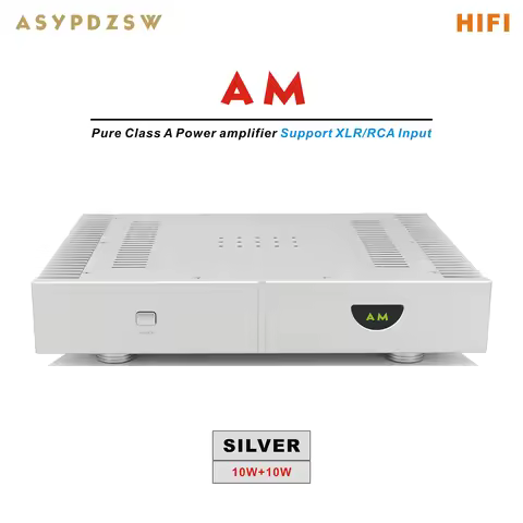 HIFI AM Pure Class A Power amplifier 10W+10W 8ohm Support XLR/RCA Input Base on PASS AM