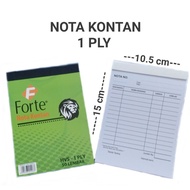NOTA KONTAN KECIL 1 PLY FORTE