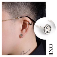 Four-leaf clover Earring | 1 four-leaf clover silver earring | IIXO