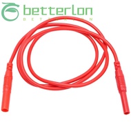 BETTER-LONTIME 1/2pcs Male-to-Female Banana Plug, Silicone CATII 1000V /32A Max Meter Test Lead Exte